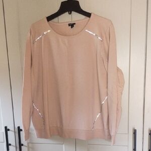 torrid Blush Pink Sequin Accent Sweatshirt